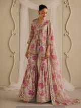Heavy border mirror embroidery