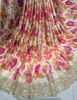 Heavy border mirror embroidery