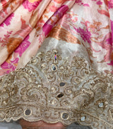 Heavy border mirror embroidery