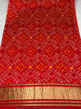 Bandhni discharge dupatta