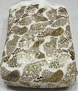 Mirror khichadi embroidery