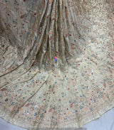 Multi thread embroidery