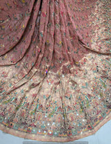 Multi thread embroidery
