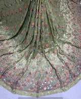 Multi thread embroidery