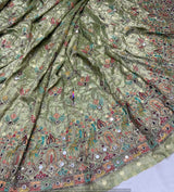 Multi thread embroidery