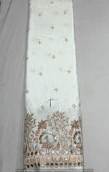 mirror multi thread embroidery