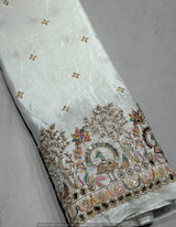mirror multi thread embroidery