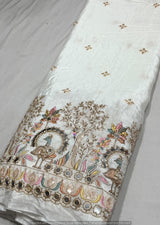 mirror multi thread embroidery