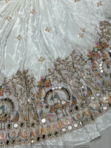 mirror multi thread embroidery