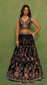 Cutdana beads embroidery