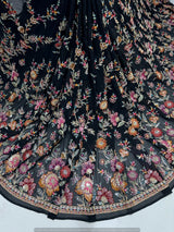 Cutdana beads embroidery