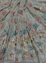 Beads cutdana embroidery