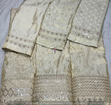 Jaccord heavy mirror embroidery