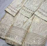 Jaccord heavy mirror embroidery