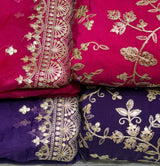 Gota foil embroidery