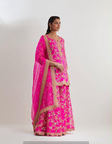 Gota foil embroidery