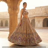 Multi cutdana embroidery