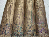 Multi cutdana embroidery