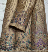 Multi cutdana embroidery