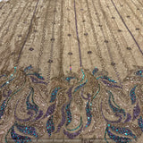Multi cutdana embroidery