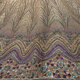 Multi cutdana embroidery