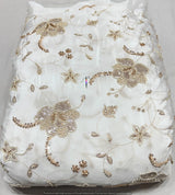 Heavy cutdana embroidery