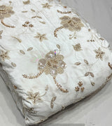 Heavy cutdana embroidery