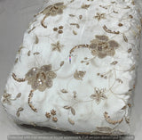 Heavy cutdana embroidery
