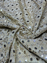 Mirror embroidery