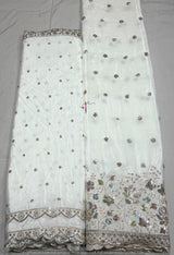 Multi cutdana embroidery