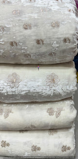 Tatami zari embroidery