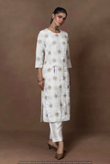 Tatami zari embroidery