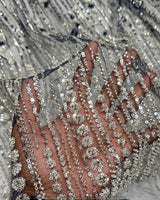 Multi cutdana embroidery