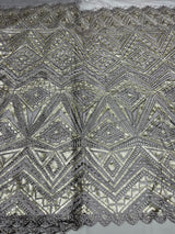 54" nett cutwork embroideries