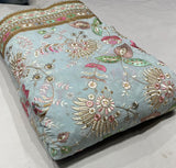 54" georgette embroideries