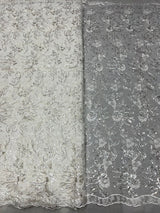 60" imported nett embroideries