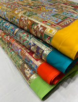 44" georgette embroideries