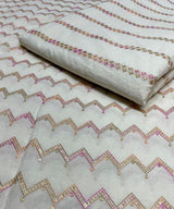 44" pure cotton embroideries