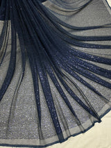 60" nett lace+ embroidery