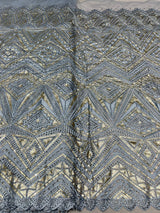54" nett cutwork embroideries