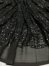 44" georgette sequin
