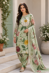 Pure mul cotton digital print