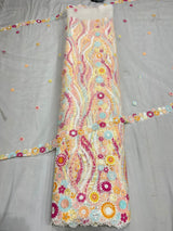 54" nett embroideries