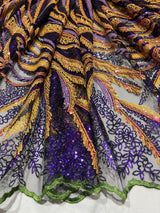 60" nett embroideries