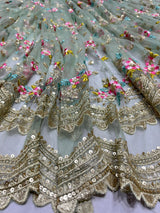 54" nett embroideries