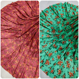 Pure Dola Silk + Print , Width : 44"