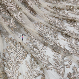 Nett Embroideries with handwork, 58"