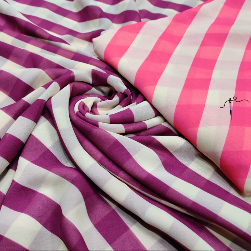 Georgette Print , Width : 44”