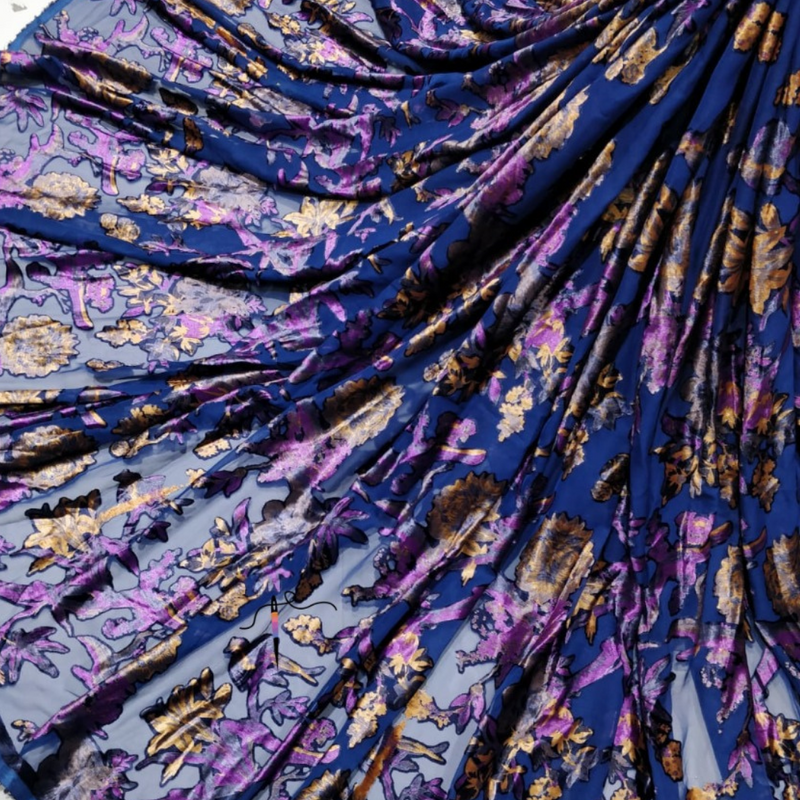 Velvet Brasso , Width : 46"