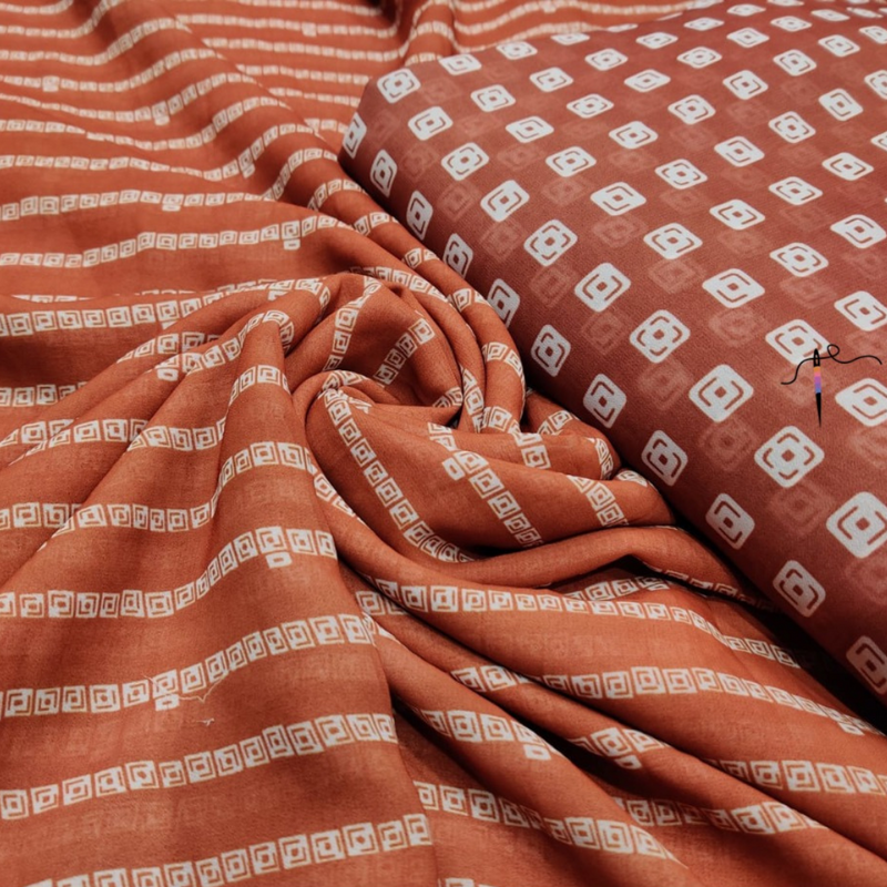 Georgette Print , Width : 44”